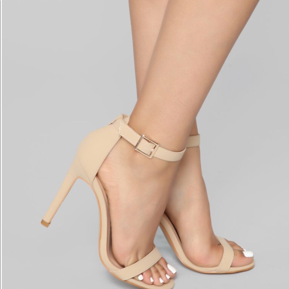 Strapped Success Nude Heel